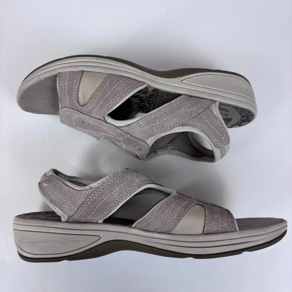 Easy Spirit Highline Leather Sandals Wedge Slip On Slingback Lightweight 10 - Picture 10 of 15